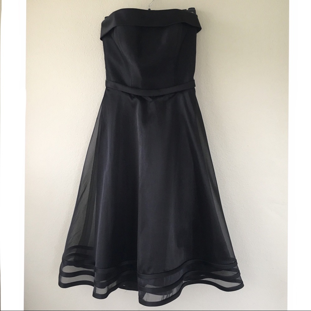 Mori Lee Strapless Party Dress